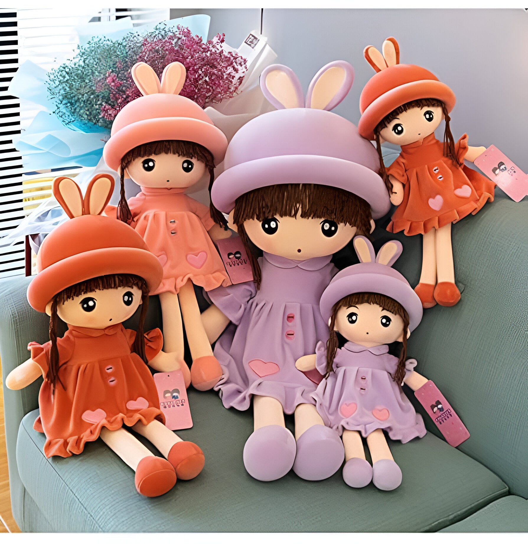 Rabbit Ears Sweetheart Doll (45cm)