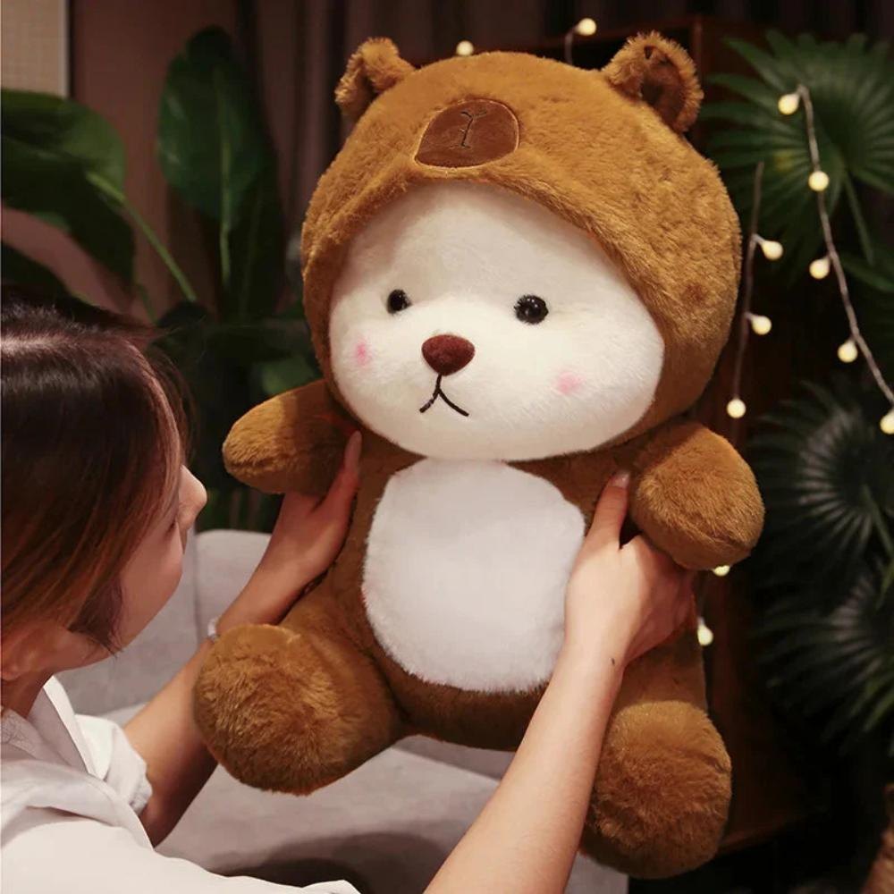 Hooded Bear Capybara (35cm) Snuggle Berry