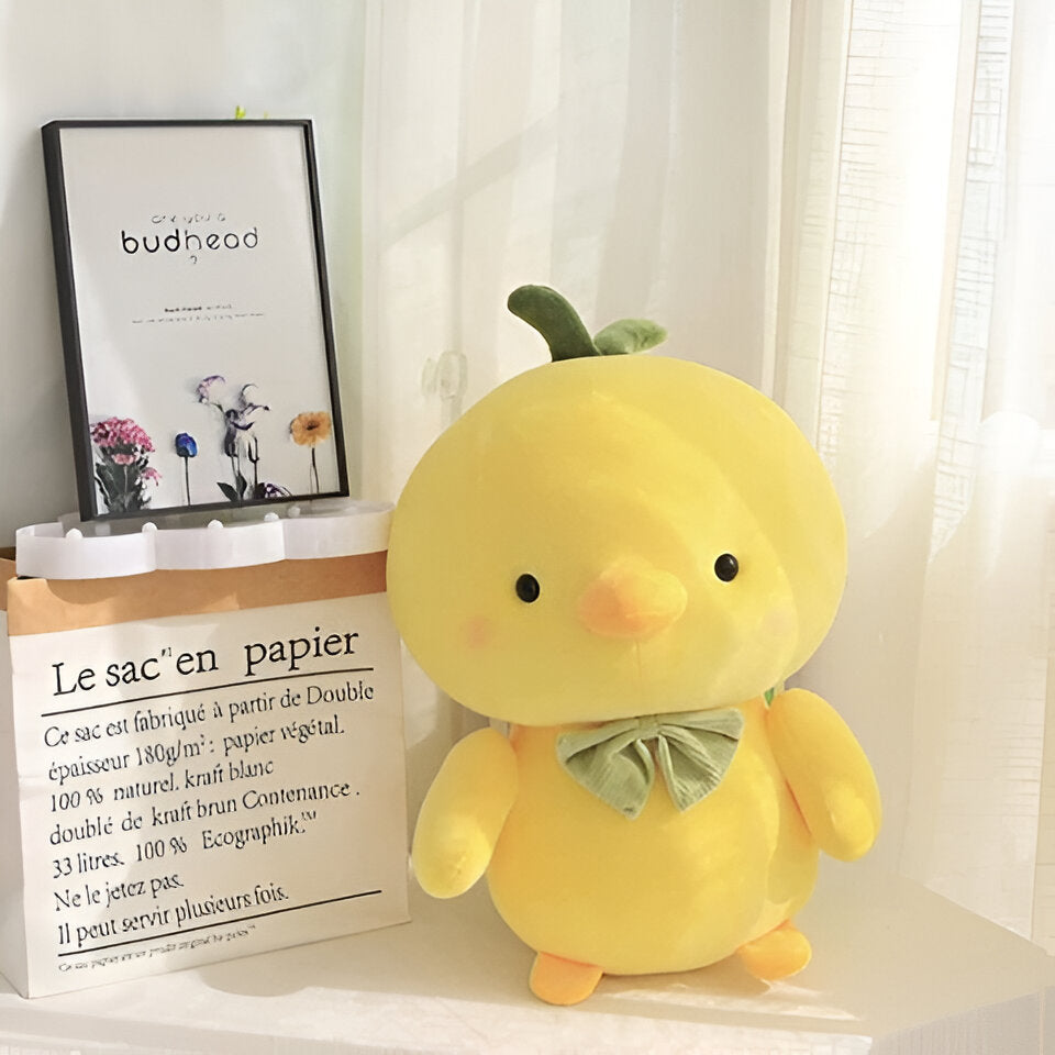 Super Cute Duck Plush Toy - 35 cm  (Yellow) Snuggle Berryy